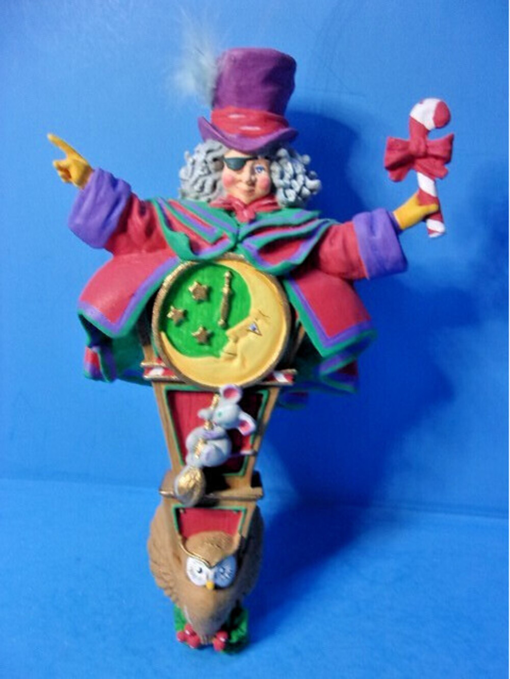Vintage Dept 56 Nutcracker Suite Drosselmeyer the Magician Ornament Hand Painted